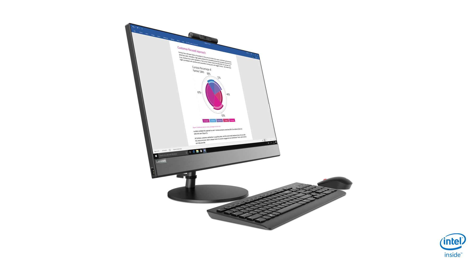 08_AIO_V530_24inch_Hero_Front_Facing_left_With_KB_and_Mouse_MSOffice_Screen_fill
